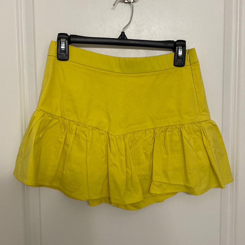 Yellow Zara skort